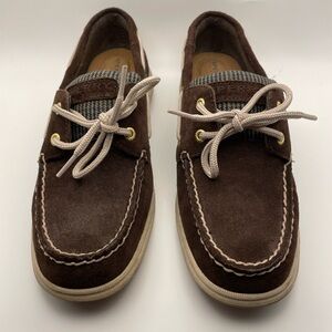 Sperry Women's Brown Suede Boat Shoes